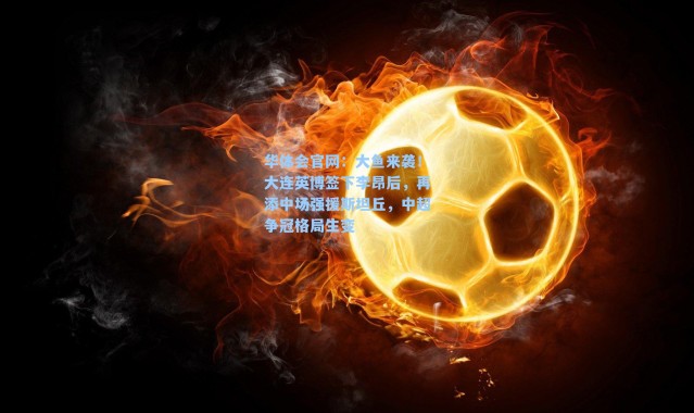 华体会官网：大鱼来袭！大连英博签下李昂后，再添中场强援斯坦丘，中超争冠格局生变